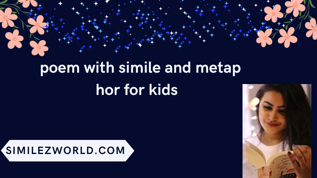poem with simile and metaphor for kids