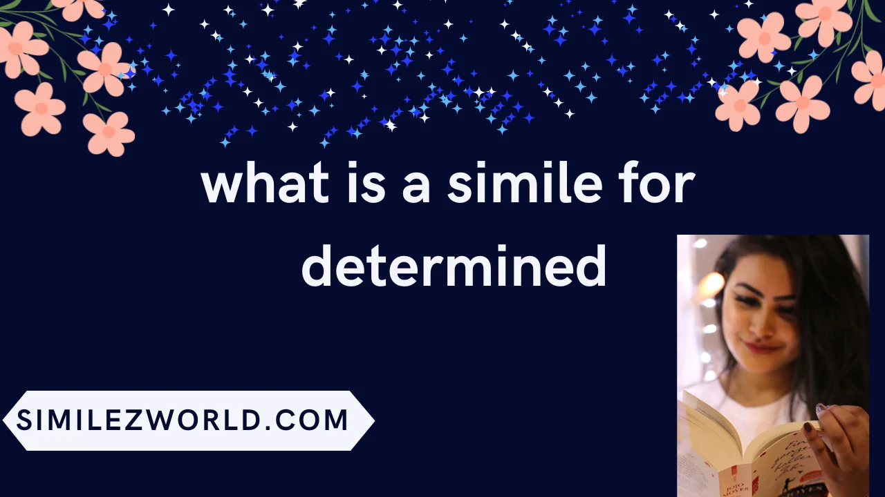 what is a simile for determined