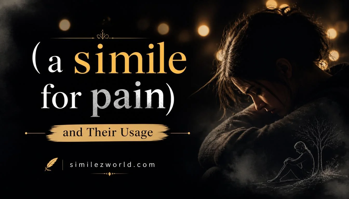 a simile for pain