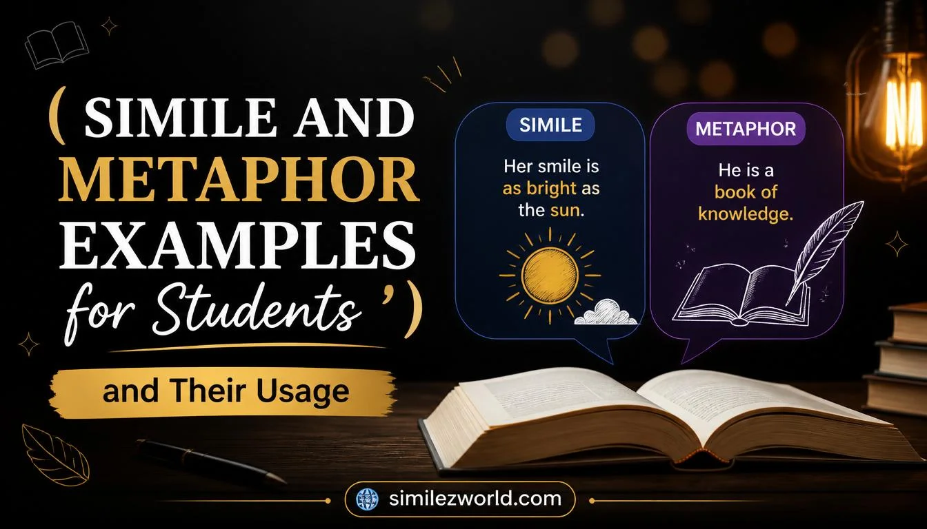 simile and metaphor examples for students