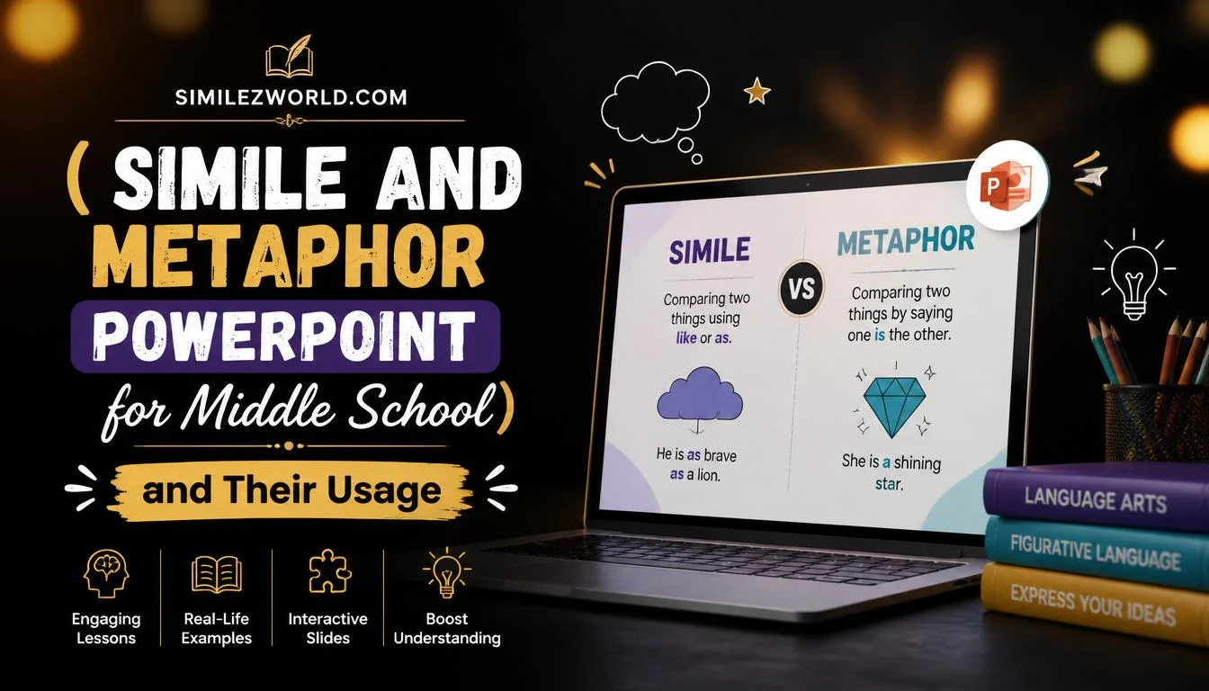 simile and metaphor powerpoint for middle school