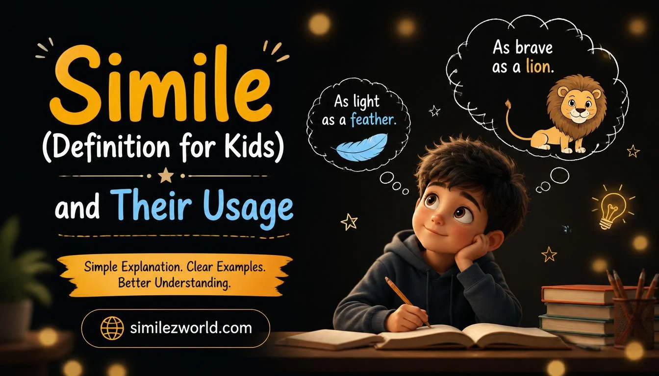 simile defination for kids