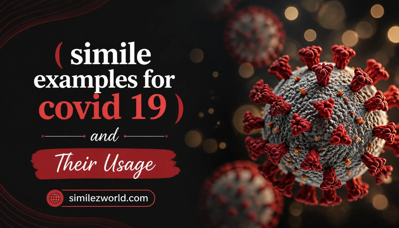 simile examples for covid 19