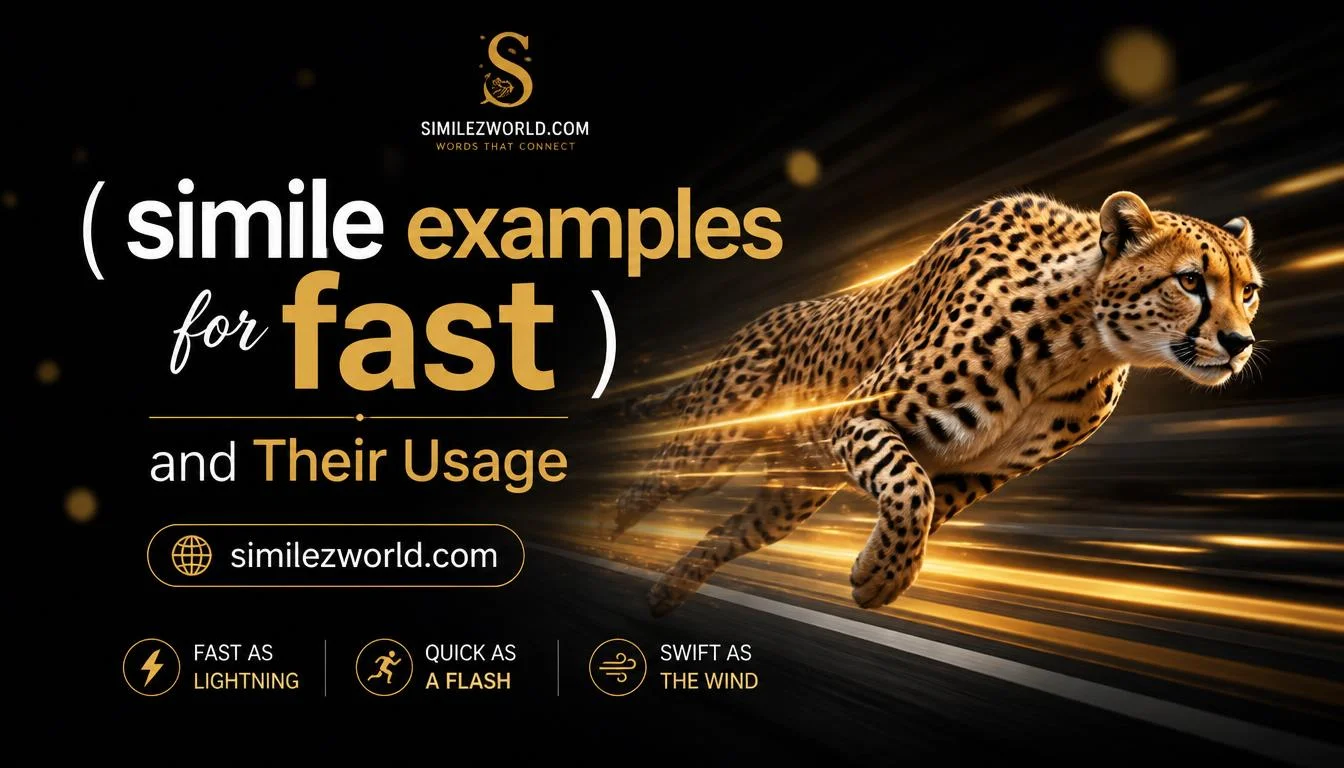 simile examples for fast