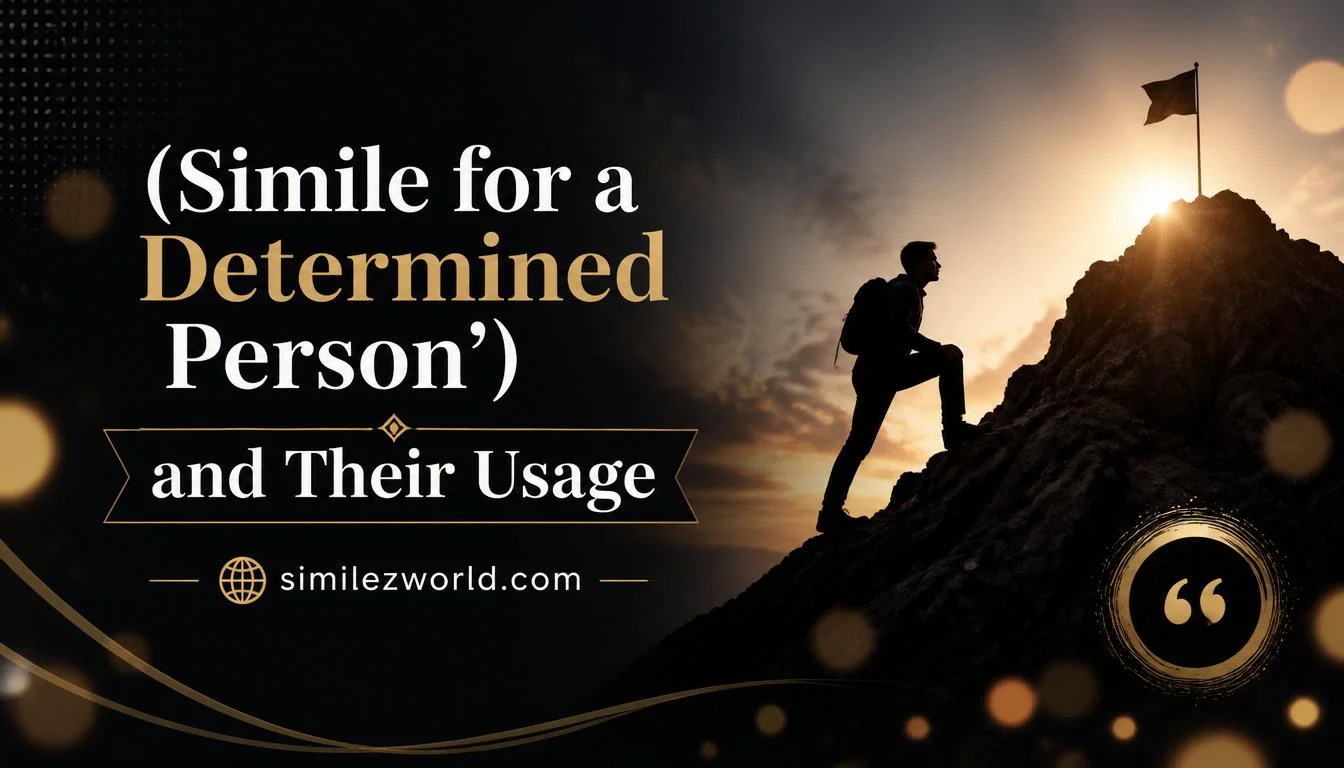 simile for a determined person