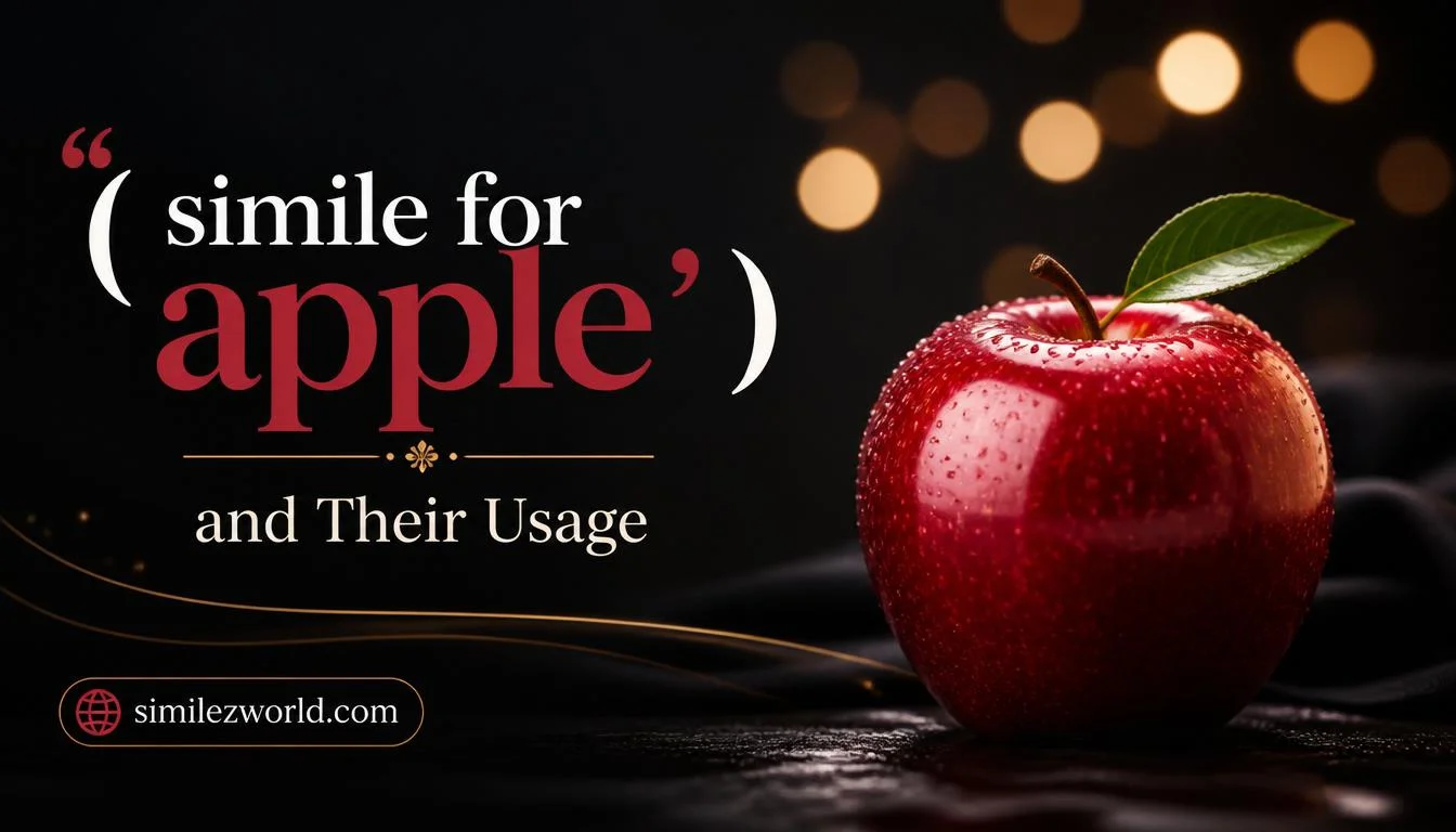 simile for apple