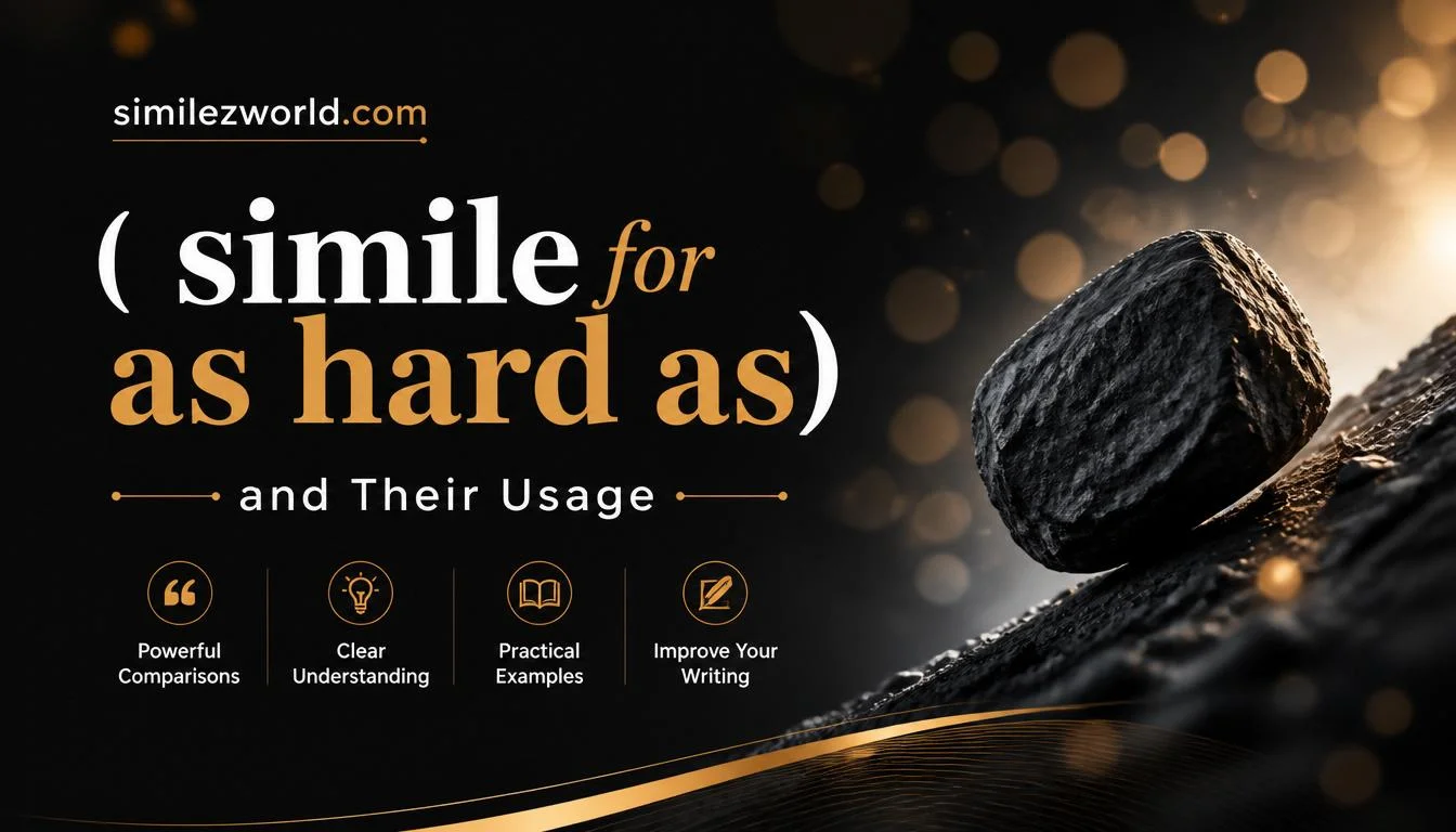 simile for as hard as