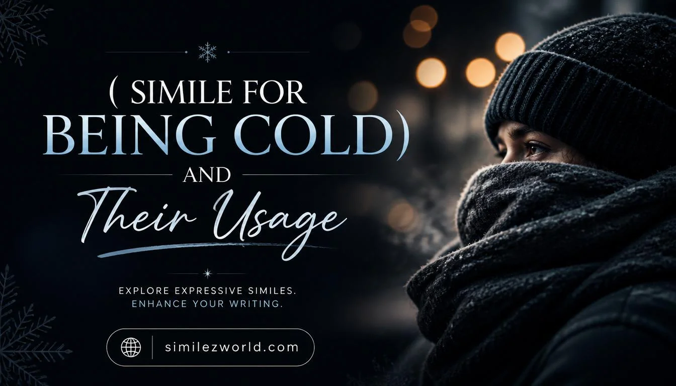 simile for being cold