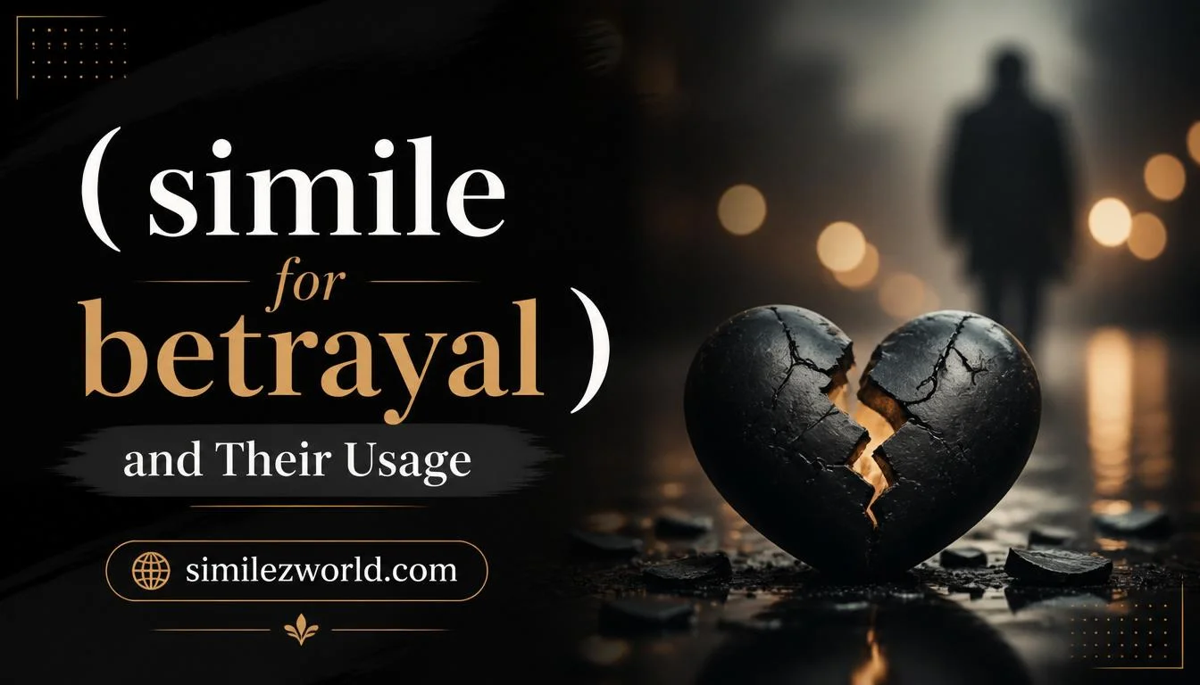 simile for betrayal