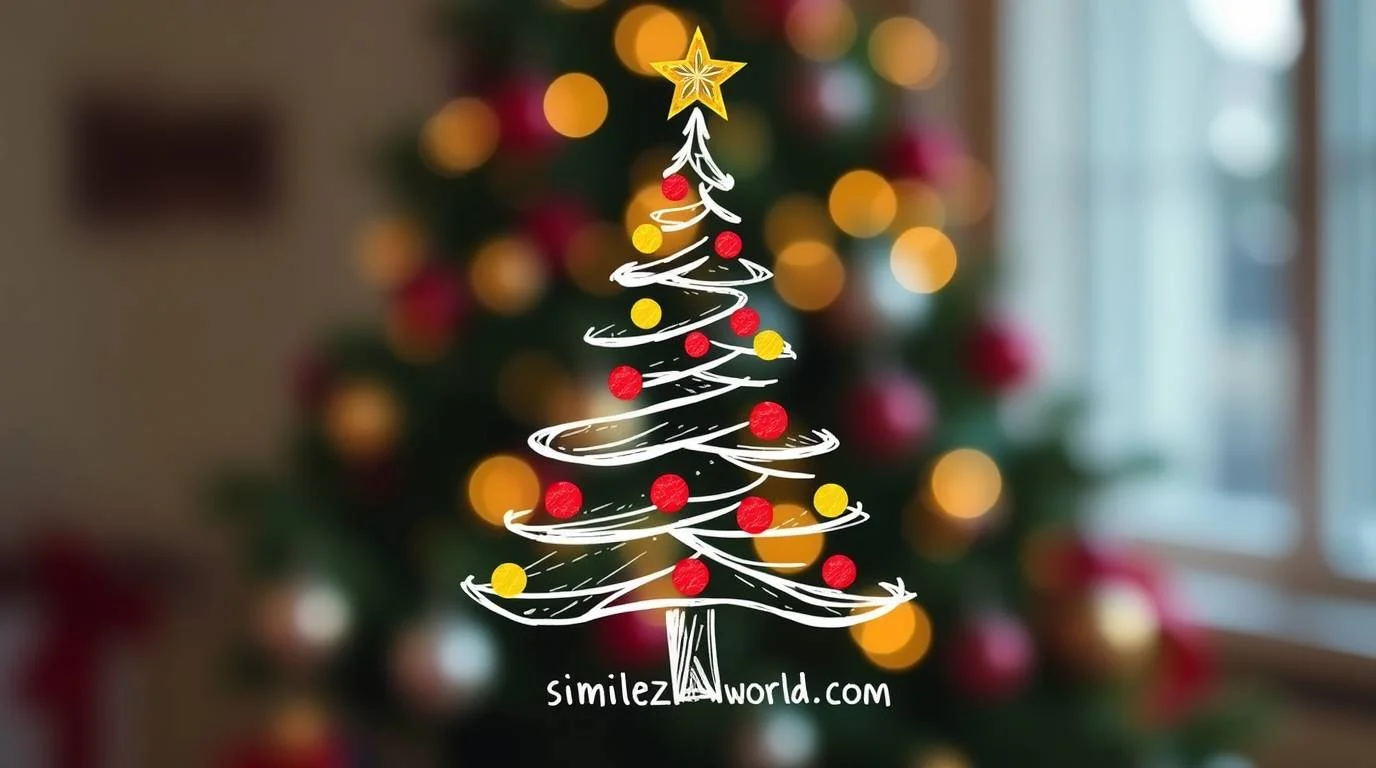 simile for christmas tree