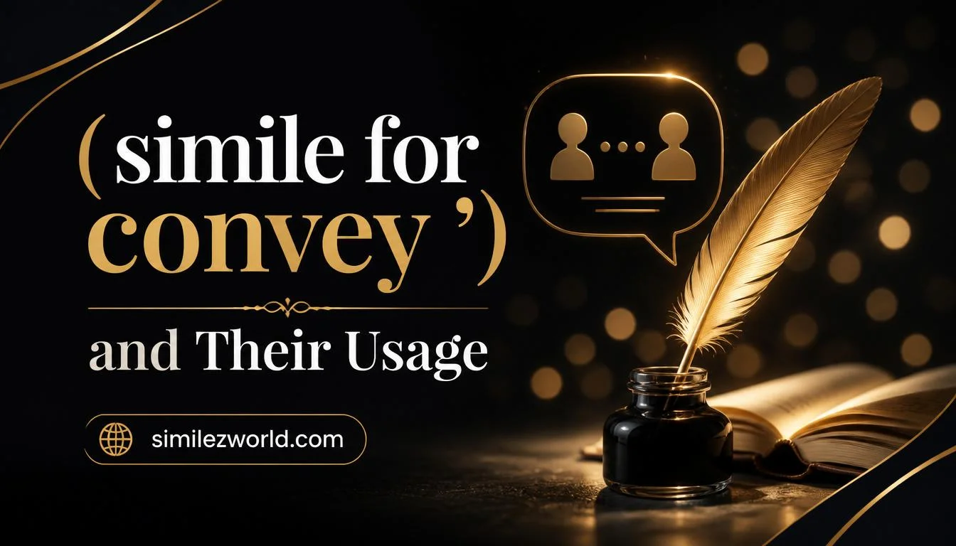 simile for convey