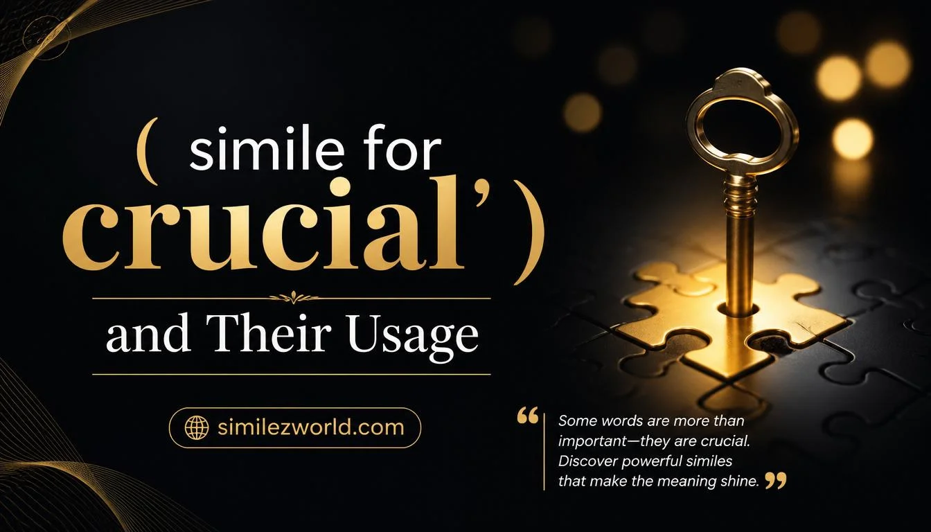 simile for crucial