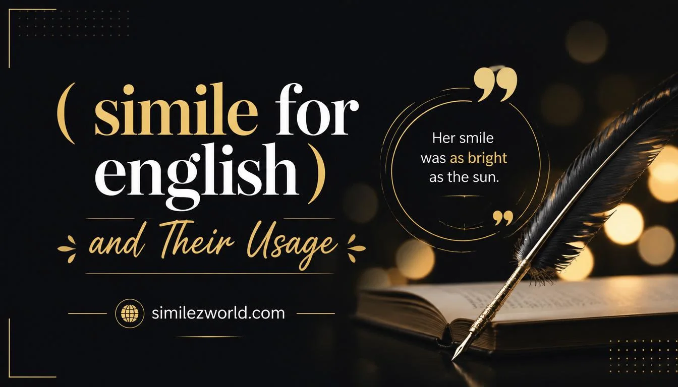 simile for english