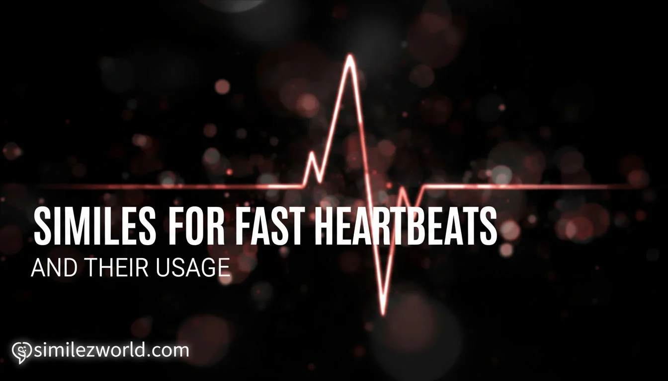 simile for fast heartbeat