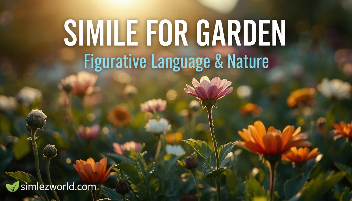 simile for garden