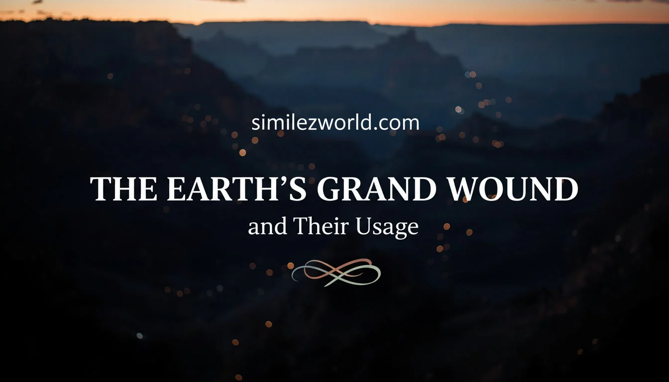 simile for grand canyon