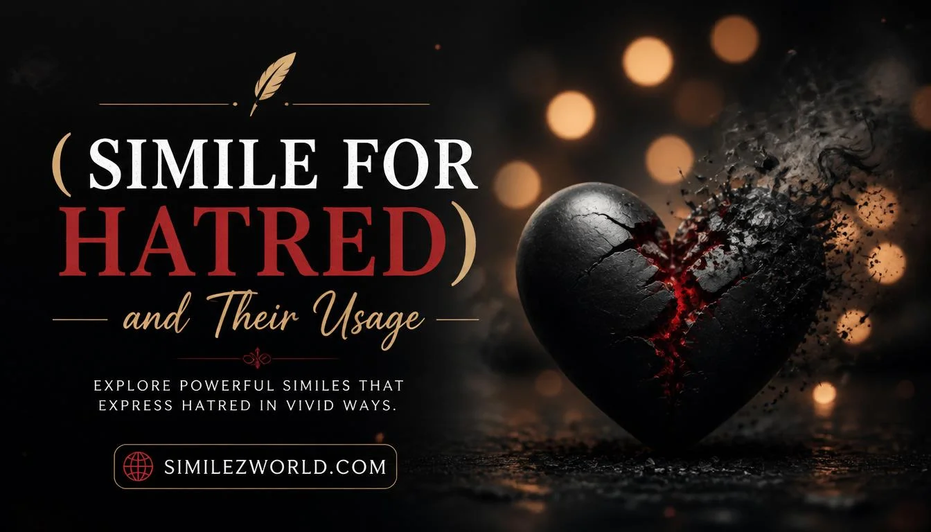 simile for hatred