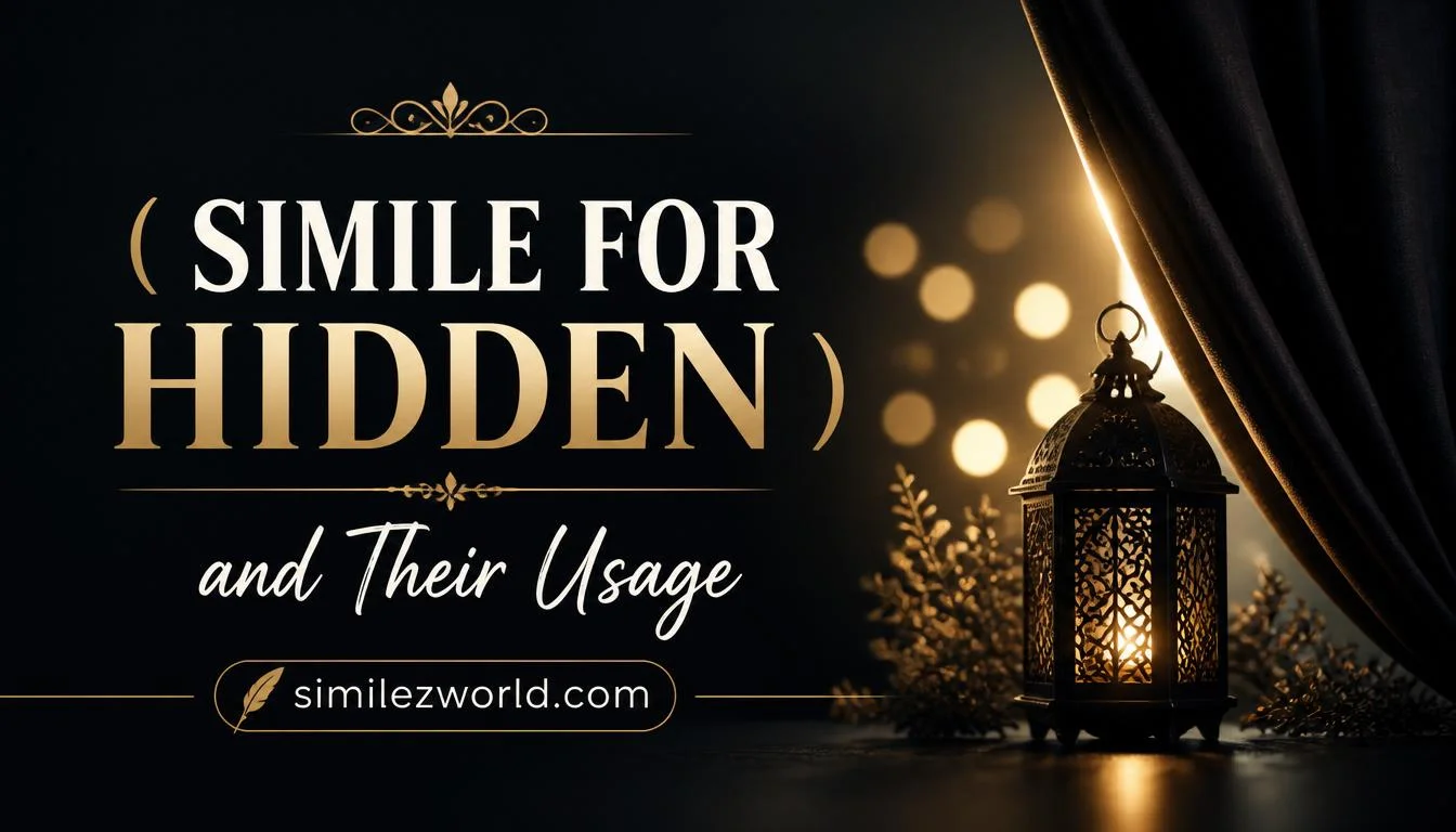 simile for hidden