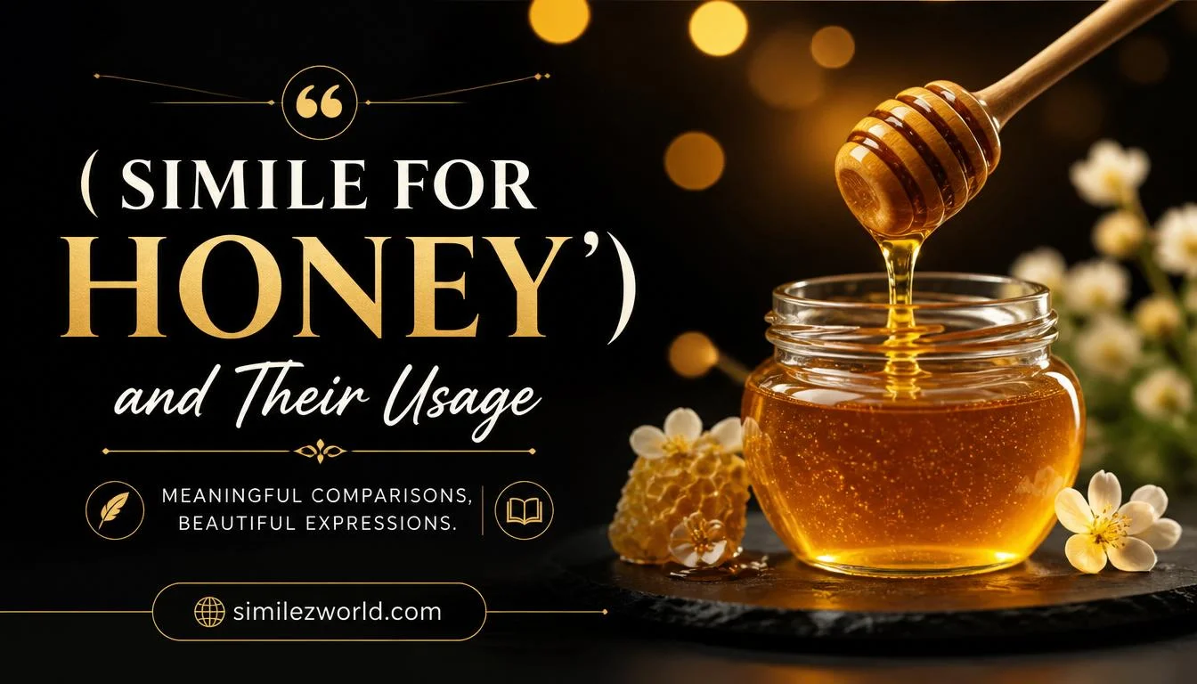 simile for honey