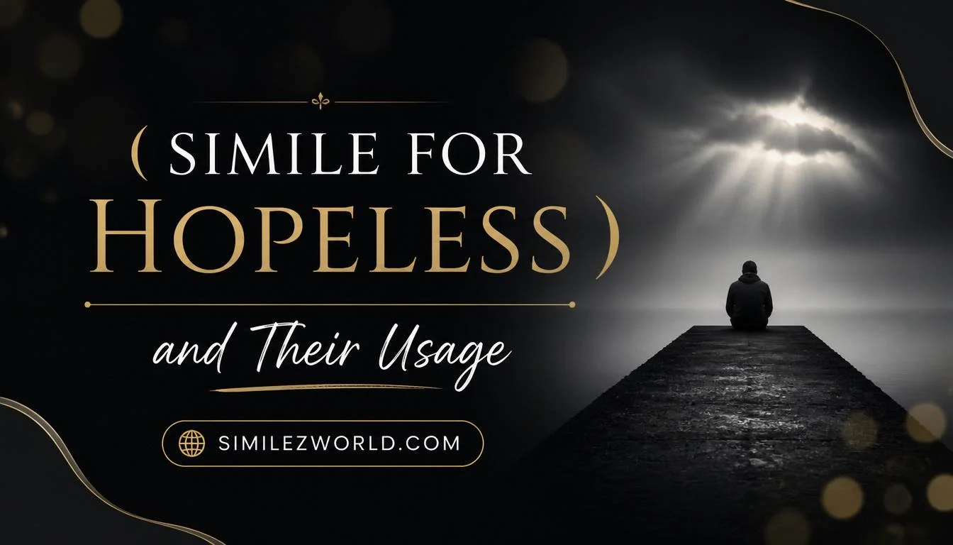 simile for hopeless