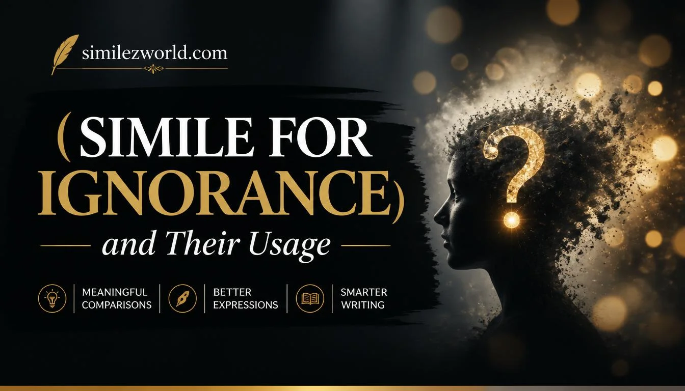 simile for ignorance