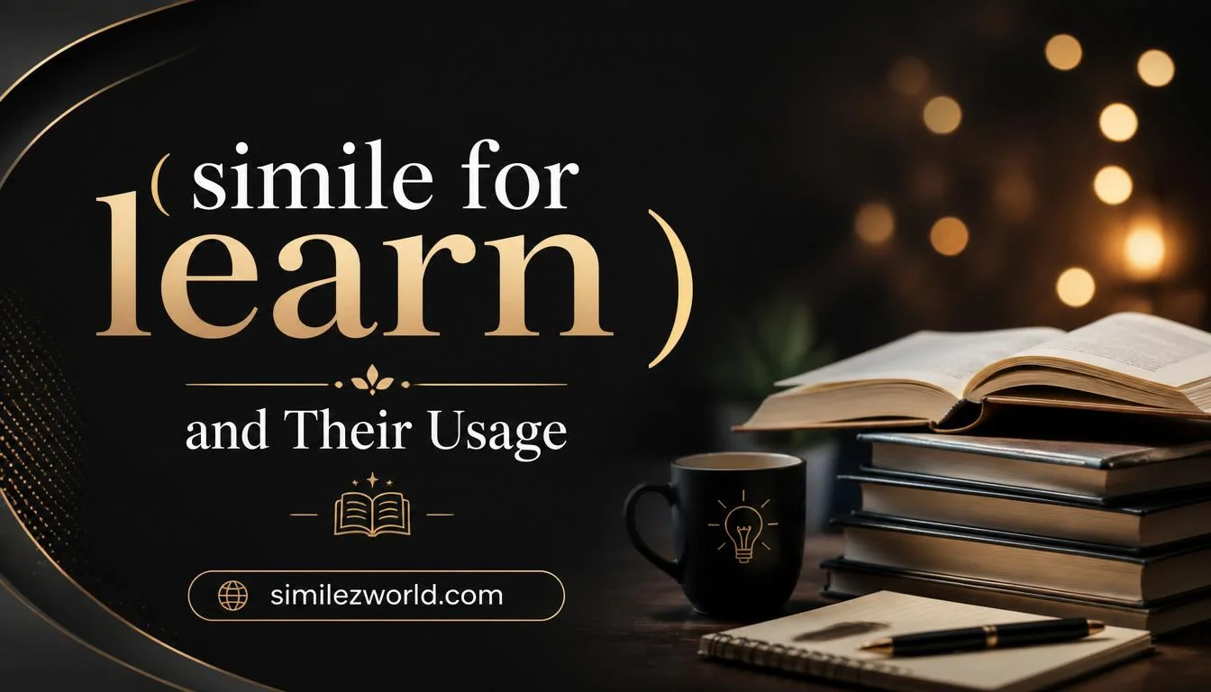 simile for learn