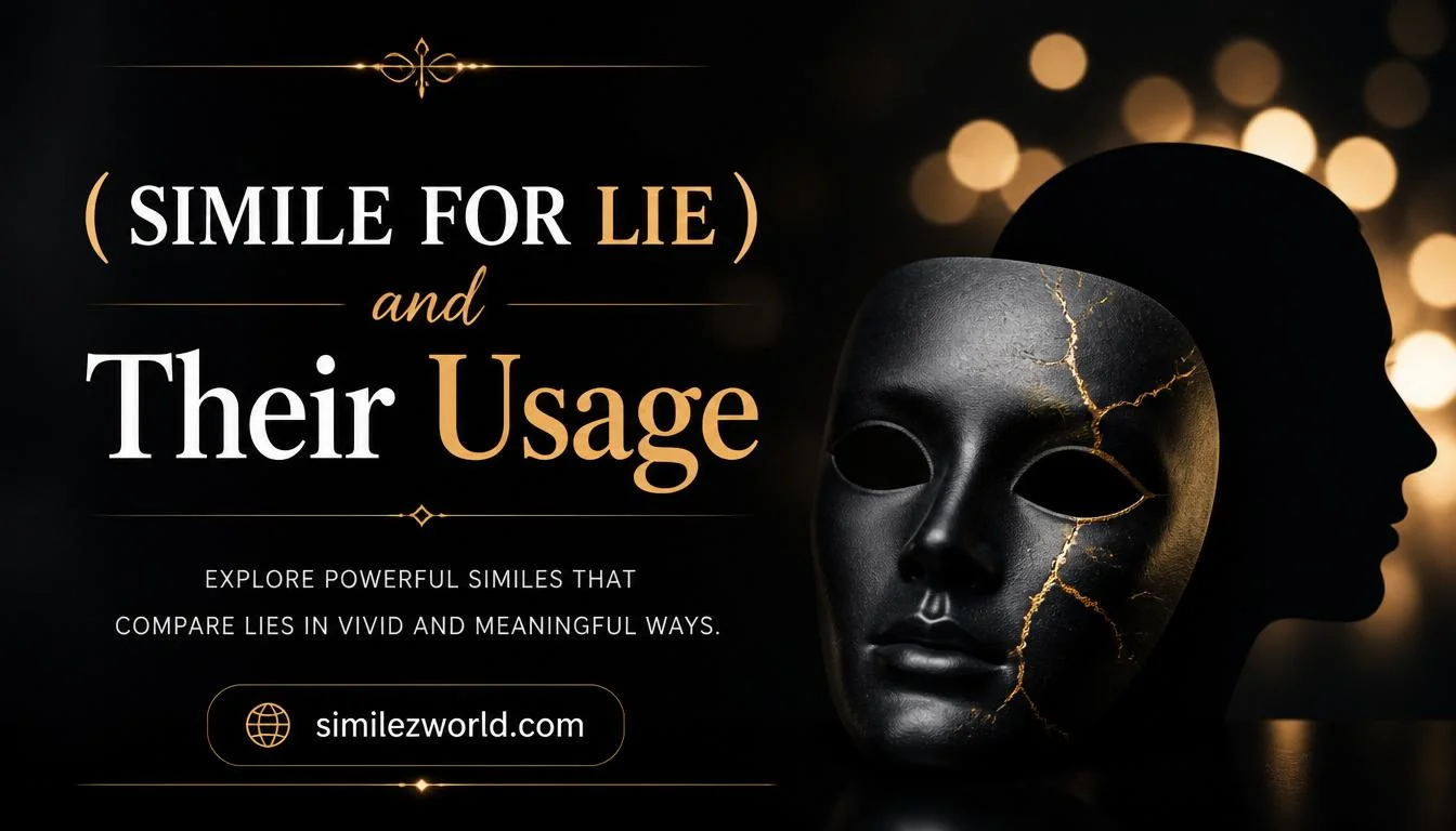 simile for lie