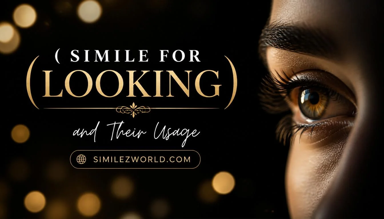 simile for looking