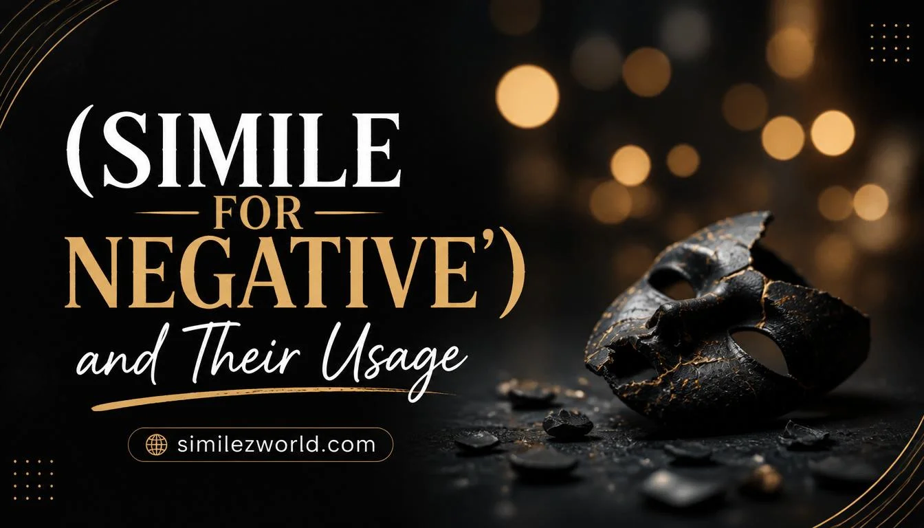 simile for negative