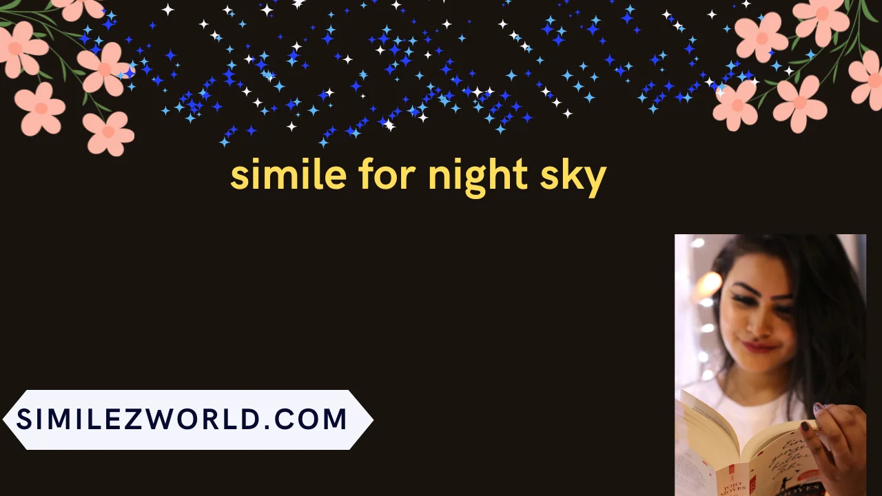simile for night sky