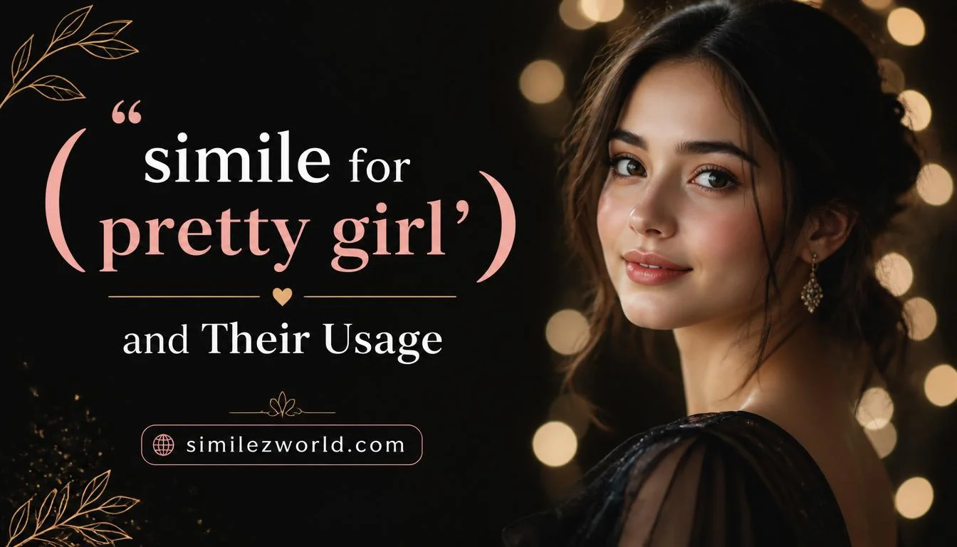 simile for pretty girl