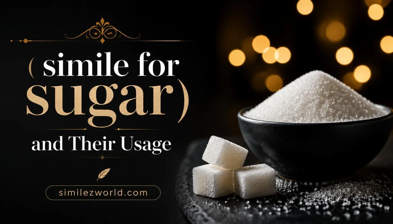 simile for sugar