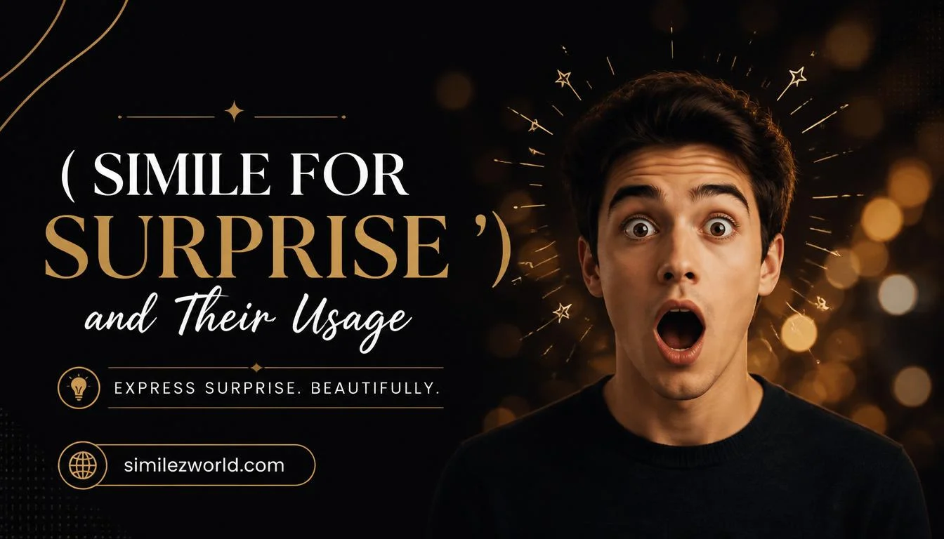 simile for surprise