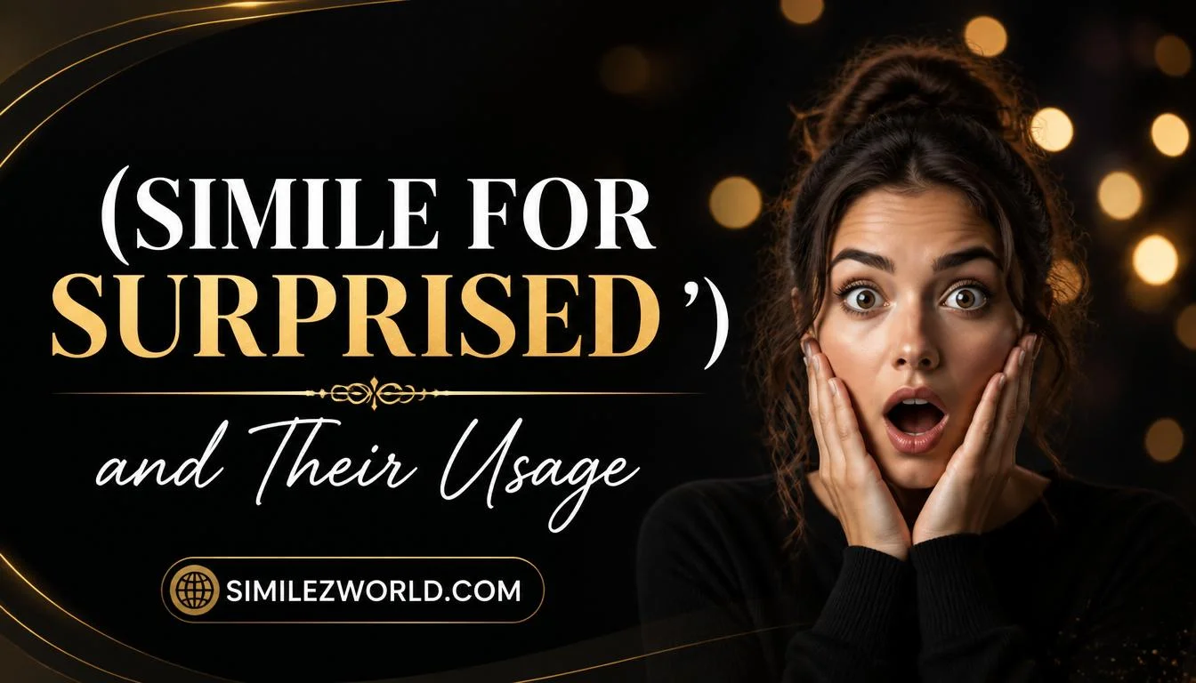 simile for surprised