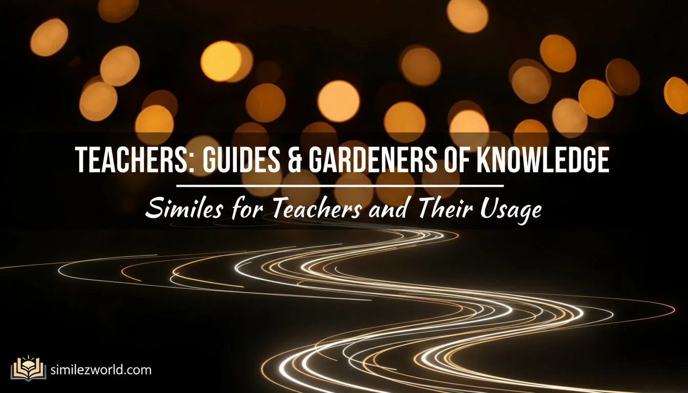 simile for teachers