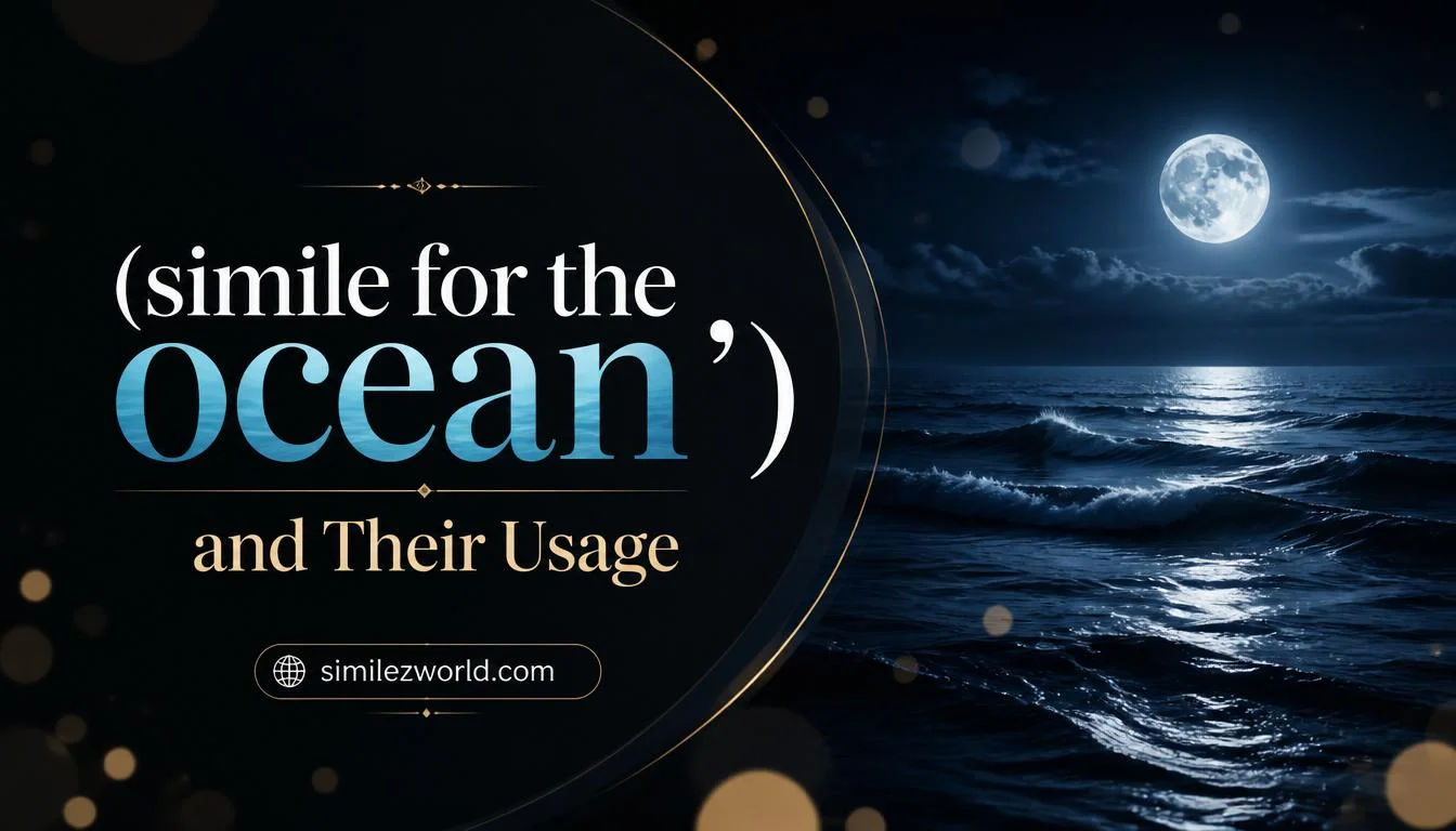 simile for the ocean