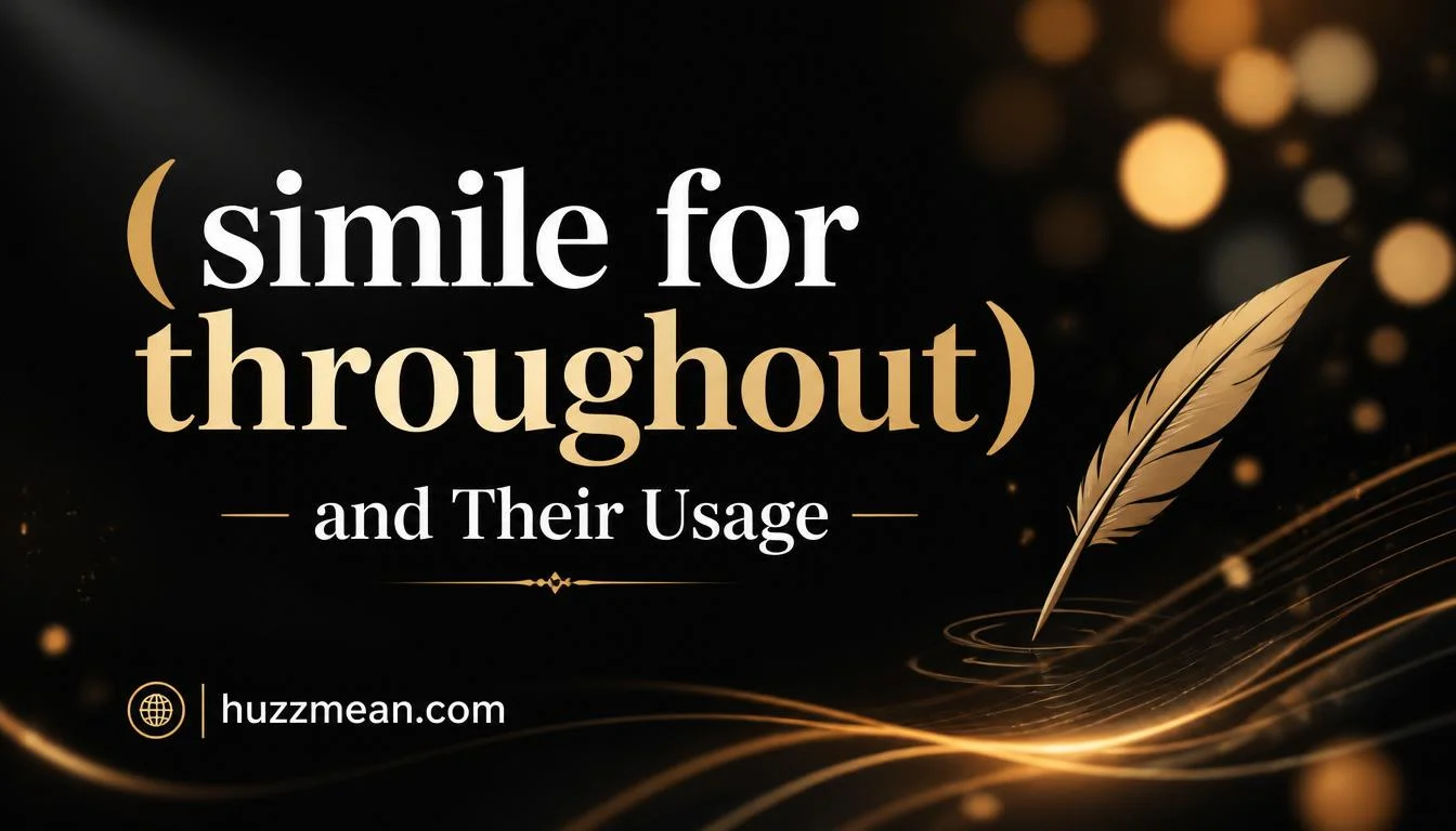 simile for throughout