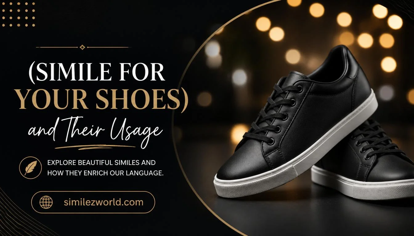 simile for your shoes