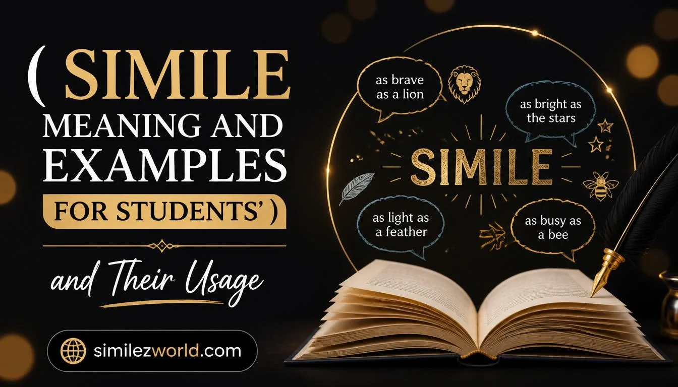 simile meaning and examples for students