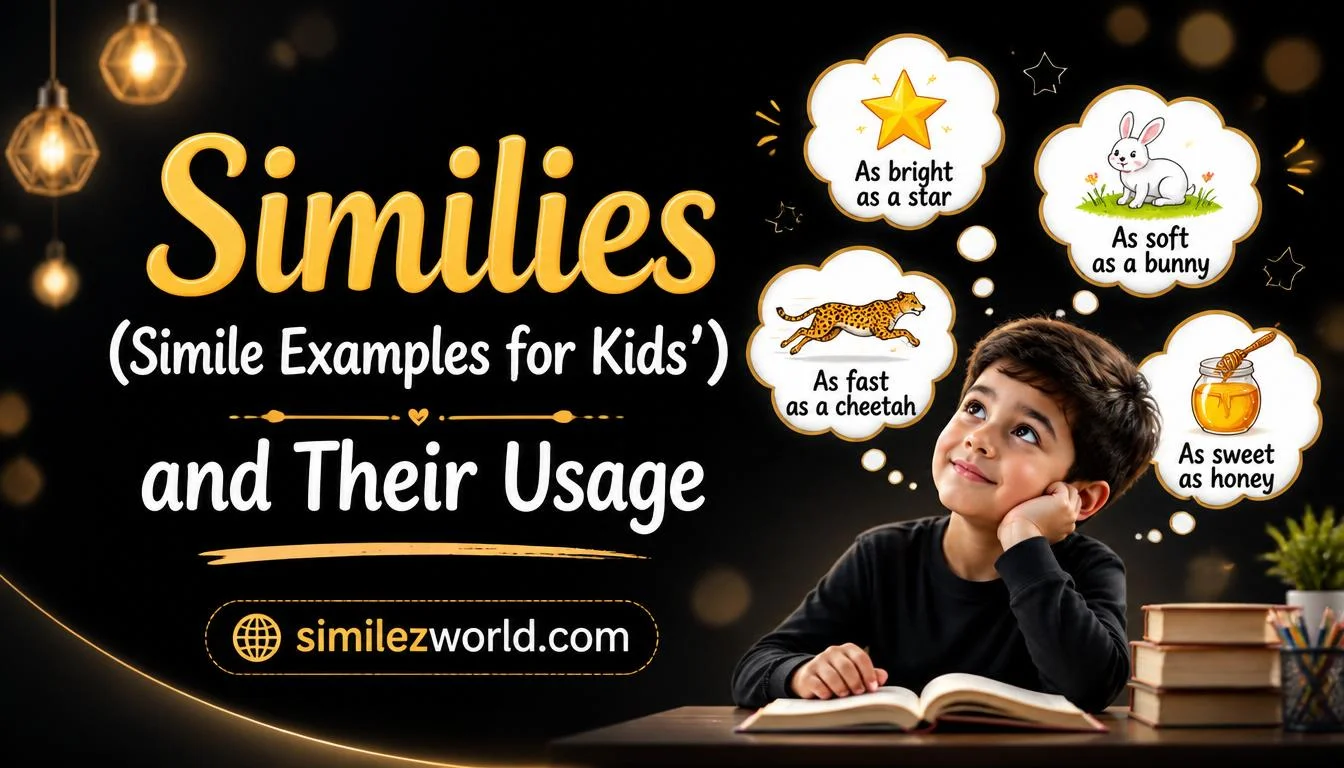 similies simile examples for kids
