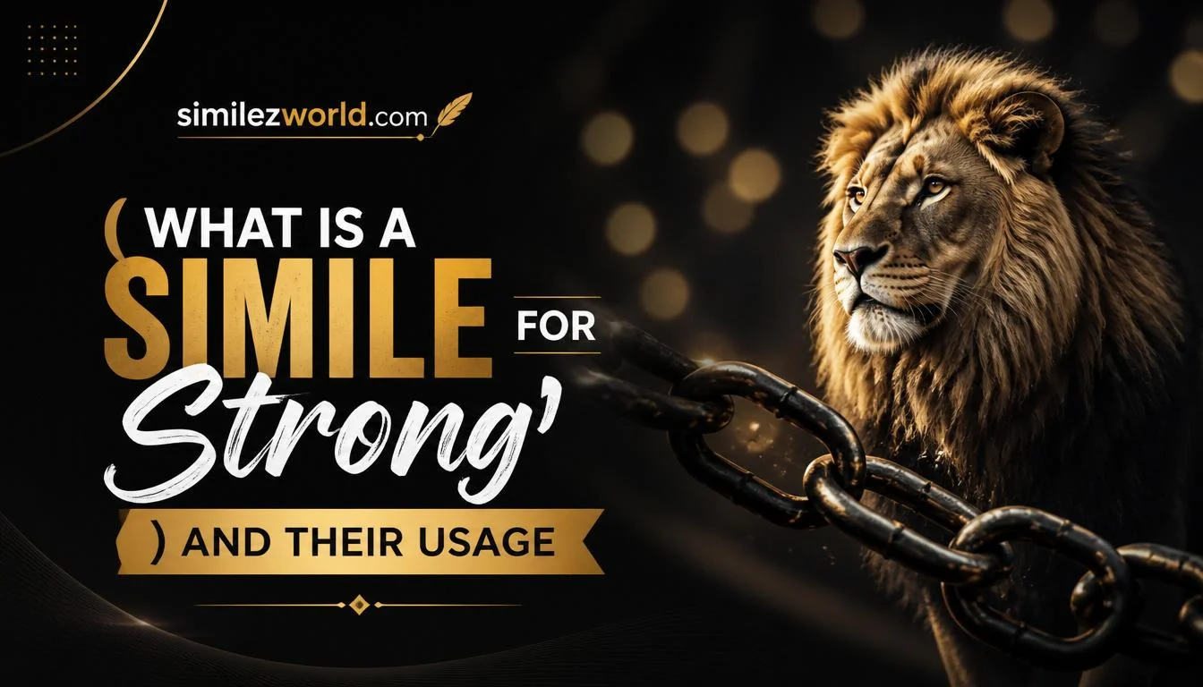 what is a simile for strong